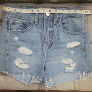 Distressed Denim Women's Shorts